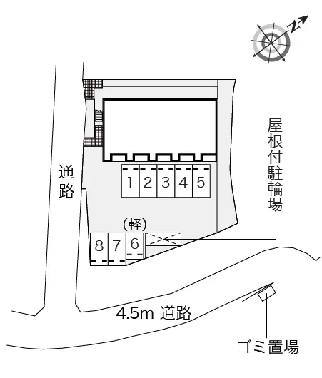 ★手数料０円★唐津市菜畑　月極駐車場（LP）